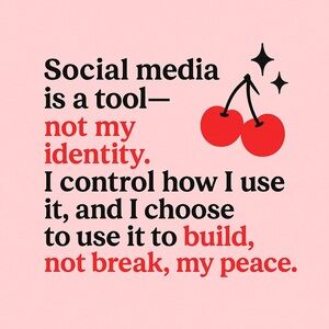 Red Cherry Graphic Poster